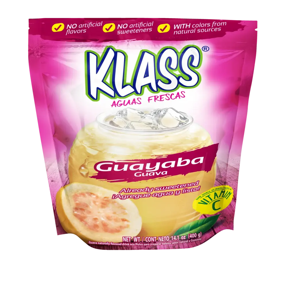 Klass Listo Guayaba Drink Mix Powder 14.1 oz from Mexmax INC.