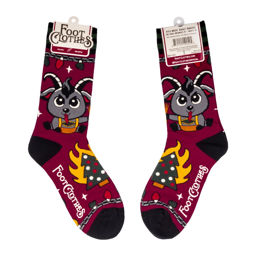 Kwampus Holiday Crew Socks from FootClothes