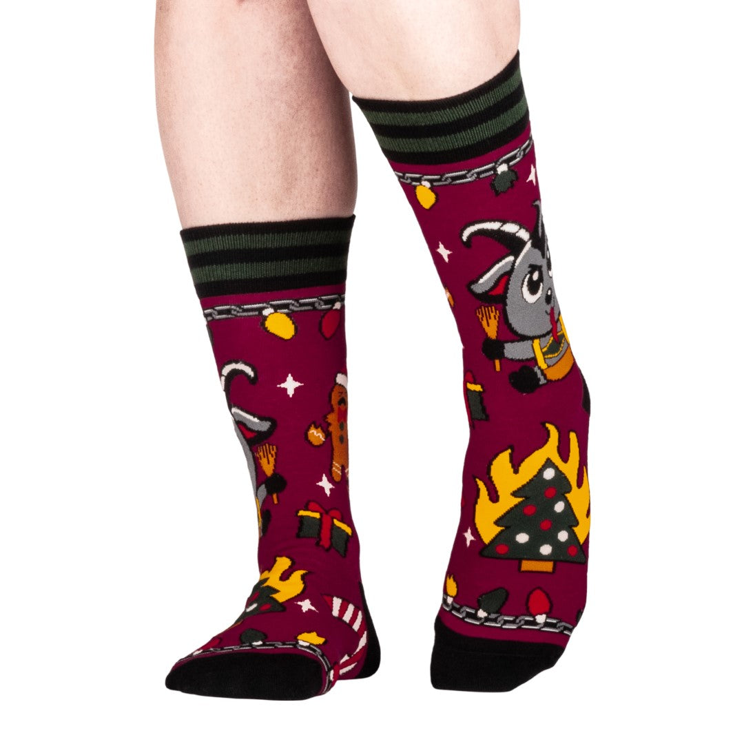 Kwampus Holiday Crew Socks from FootClothes