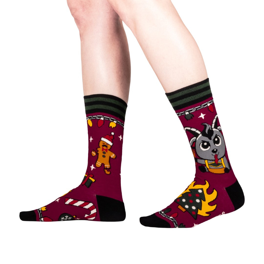 Kwampus Holiday Crew Socks from FootClothes