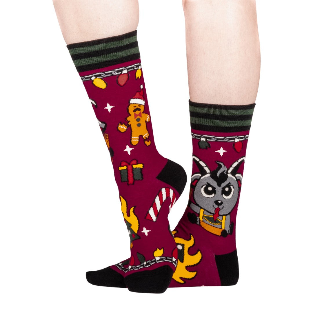 Kwampus Holiday Crew Socks from FootClothes