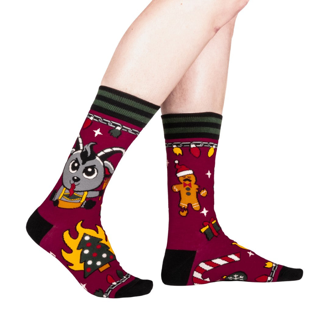 Kwampus Holiday Crew Socks from FootClothes