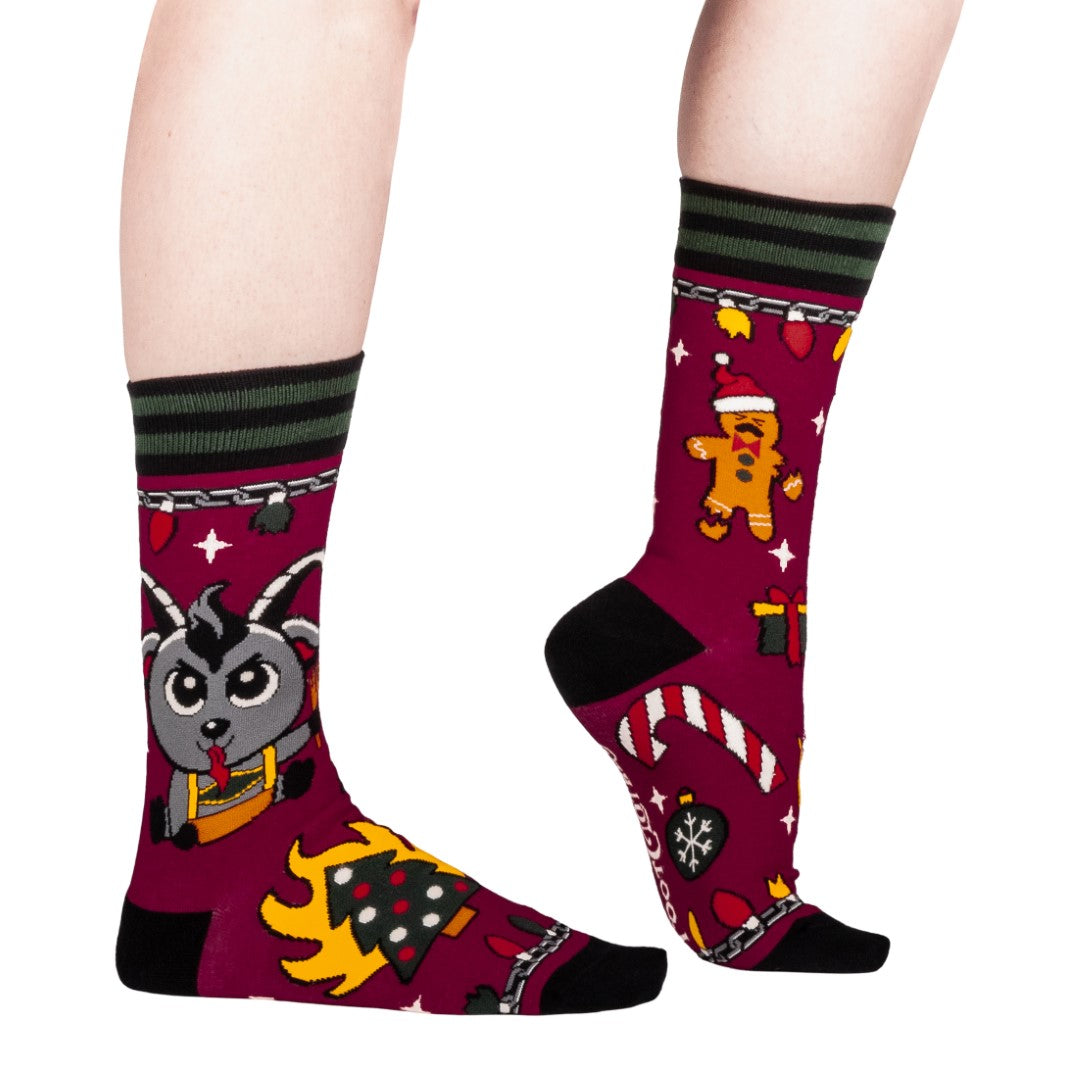 Kwampus Holiday Crew Socks from FootClothes