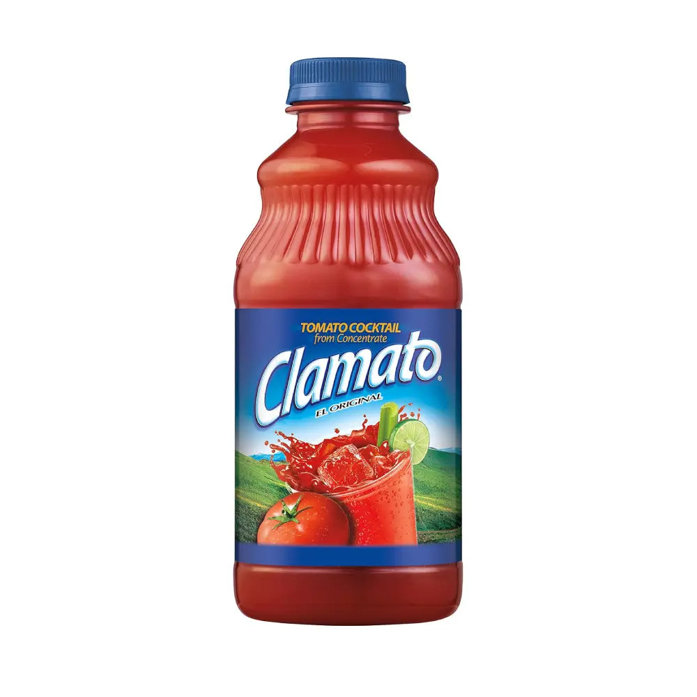 Clamato Tomato Cocktail Picante 32 oz from Mexmax INC.