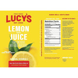 Lucy's Lemon Juice Gallon 128 oz from Mexmax INC.