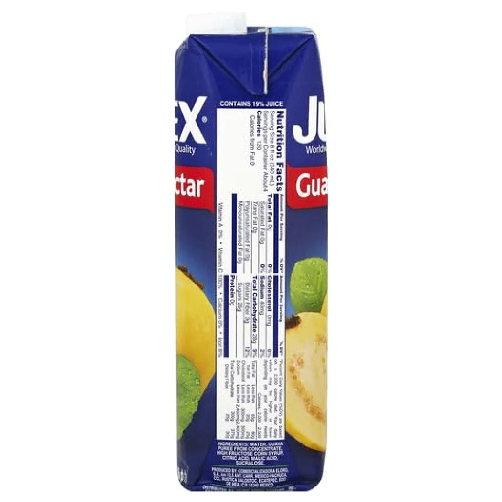 Jumex Tetra Pack Guava Nectar 12 units (33.8 oz/unit) from Mexmax INC.
