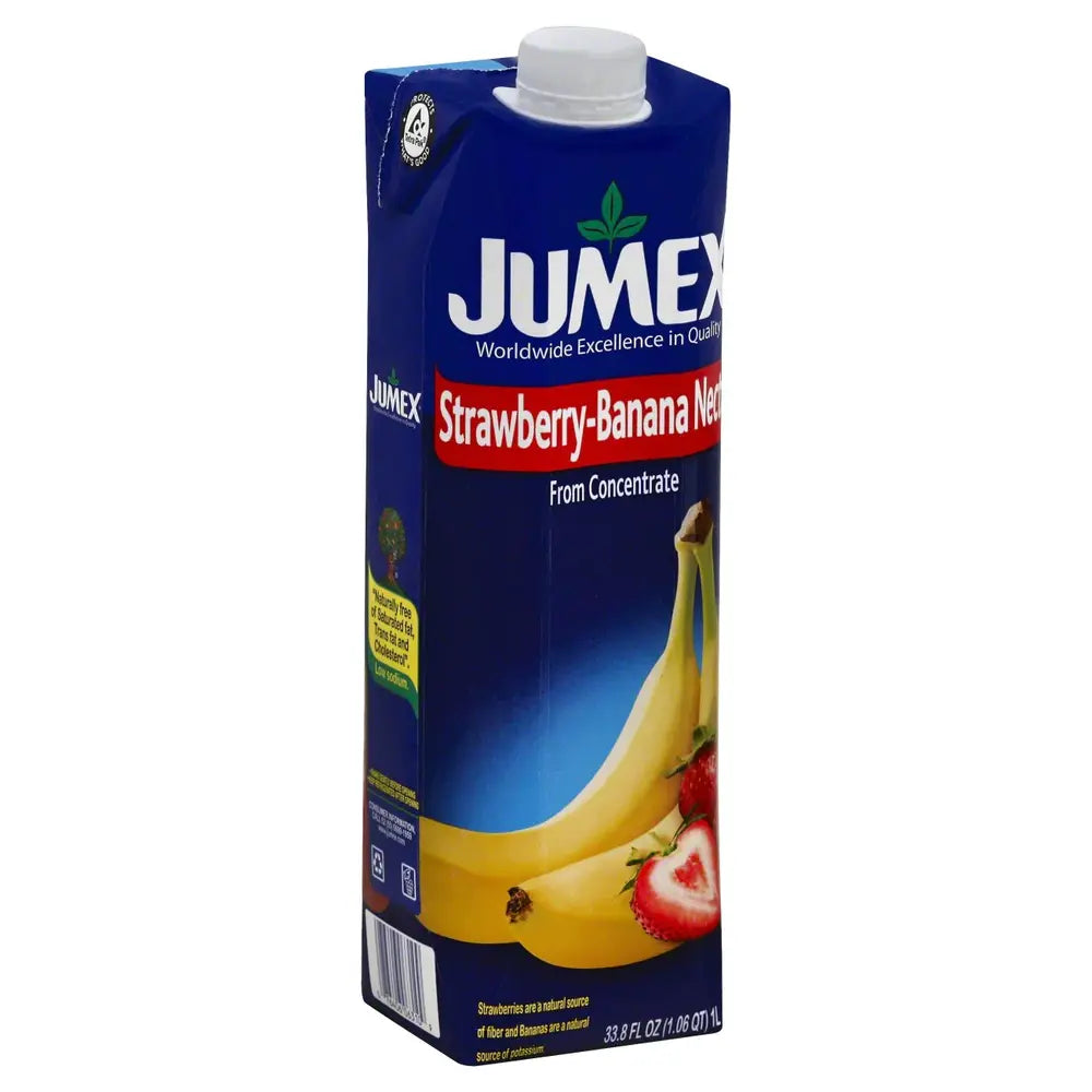 Jumex Tetra Pack Strawberry-Banana Nectar 12 units (33.8 oz/unit) From Mexmax INC.