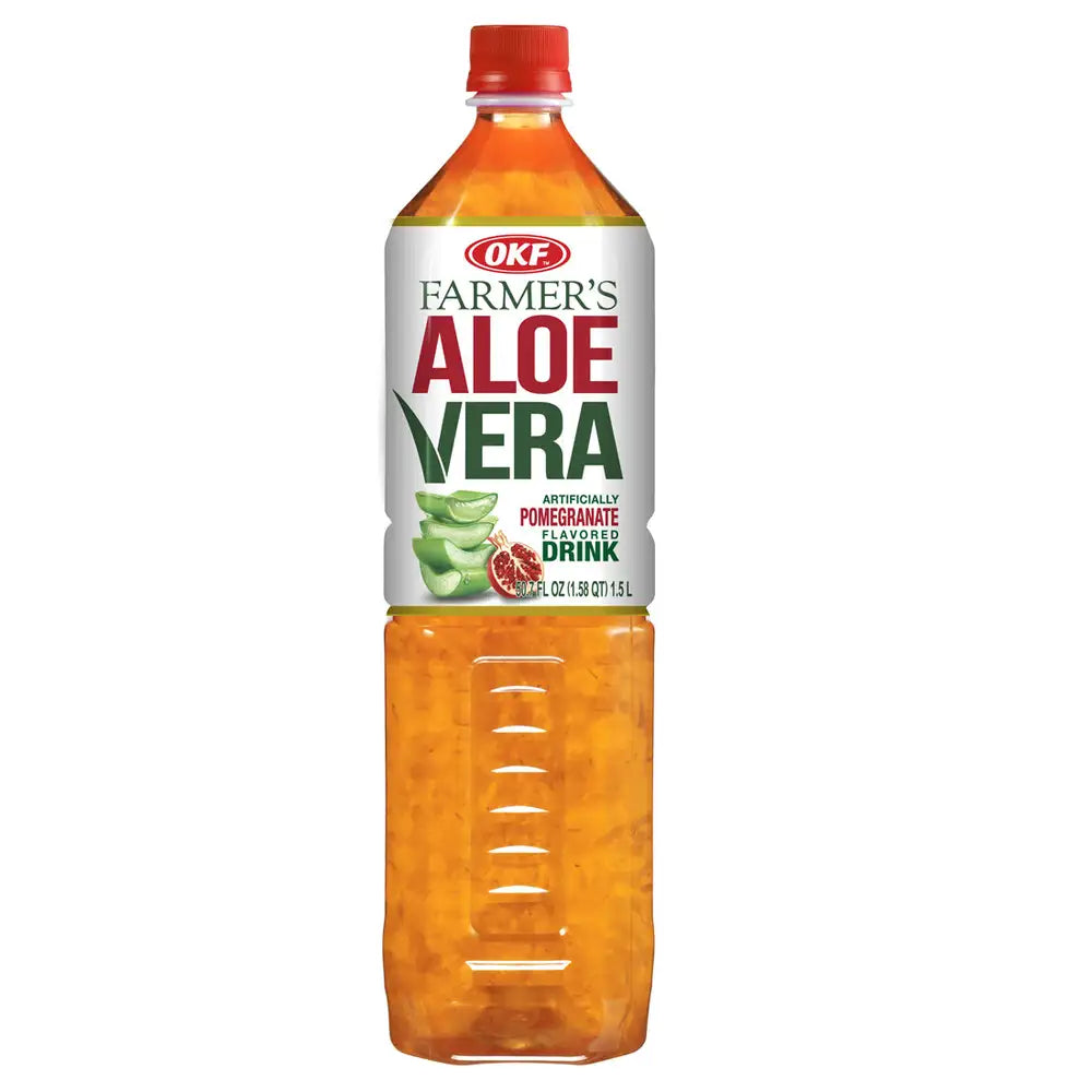 Okf Aloe Vera Drink Pomegranate 12 units (1.5 L/unit) From Mexmax INC.