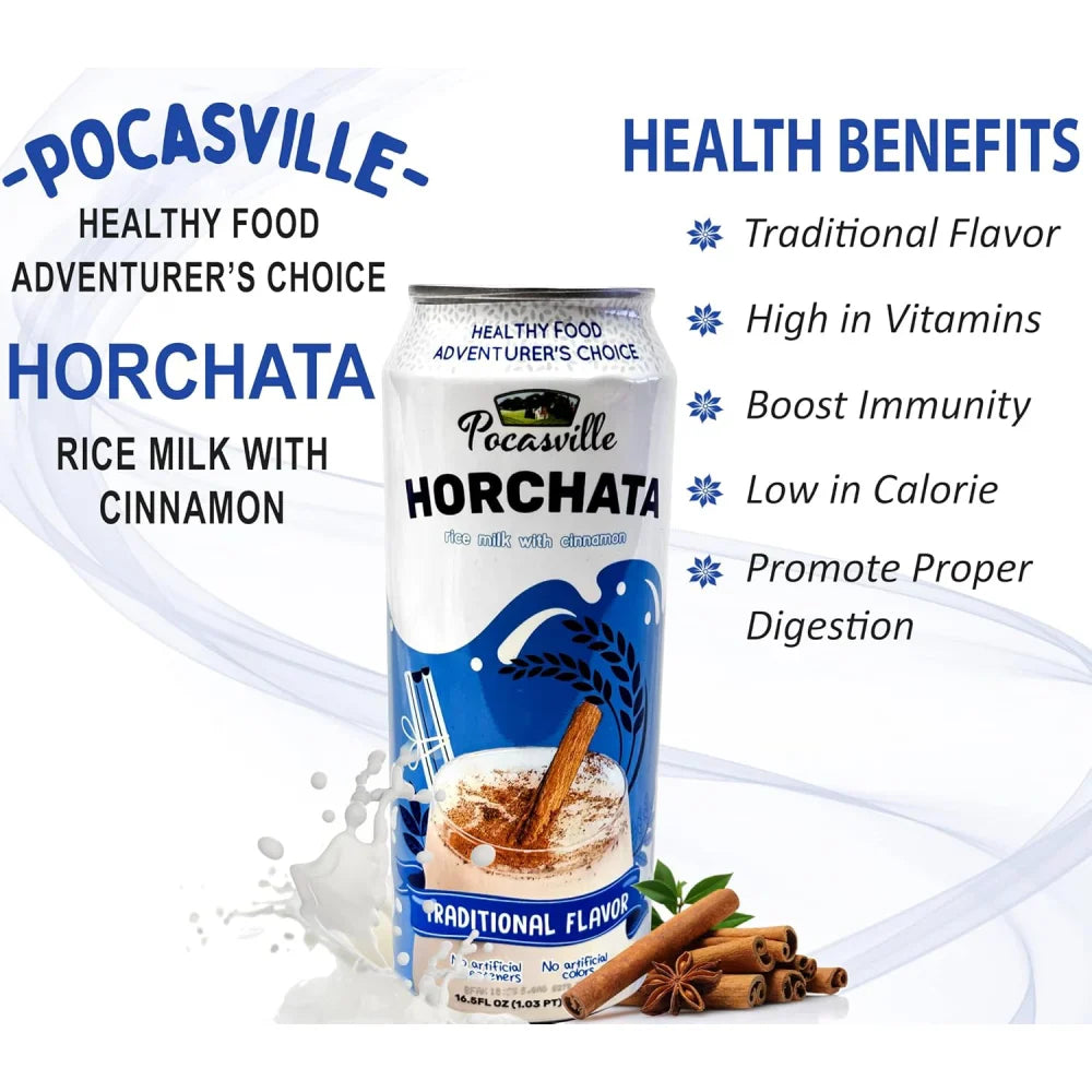 Pocasville Horchata Drink 16.5 oz from Mexmax INC.