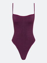 BALBOA THIN STRAP ONE PIECE - PLUM From ELYSIIAN