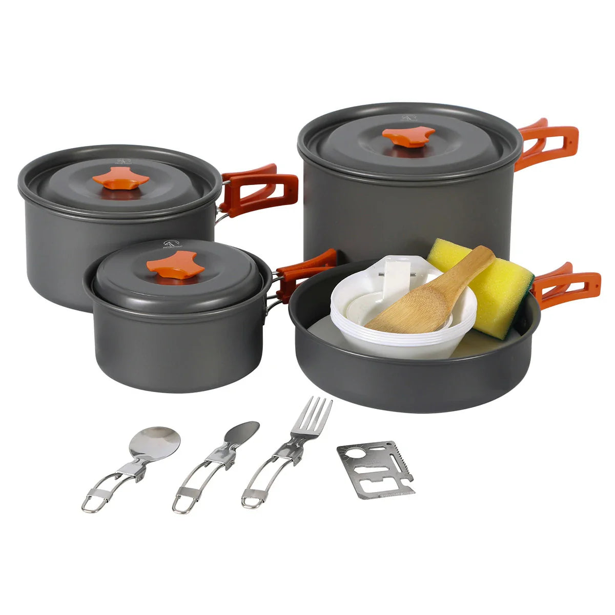 PCS 11/12/22 Camping Cookware Mess Kit From Redcamp