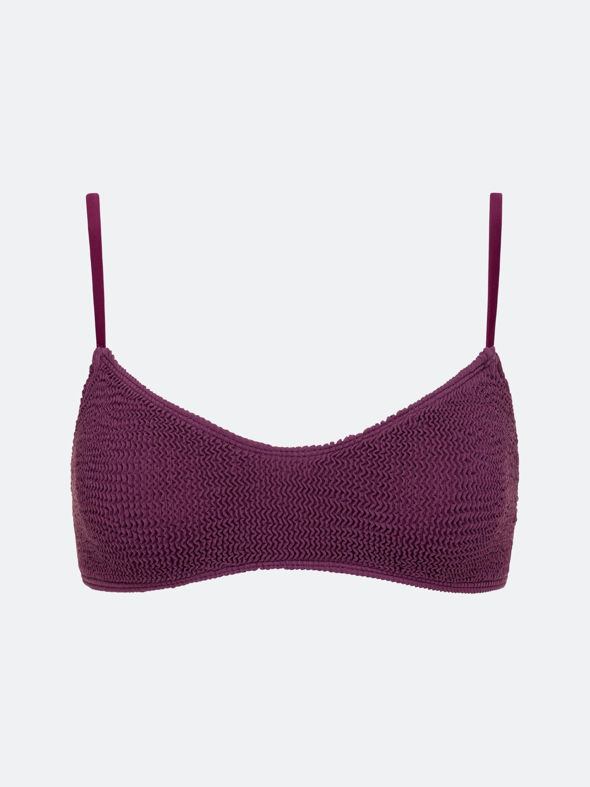 BALBOA LOW SCOOP BIKINI TOP - PLUM From ELYSIIAN