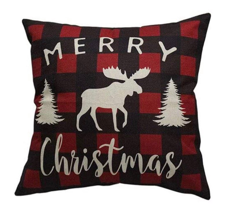 Holiday Plaid Cushion Covers from Moderny