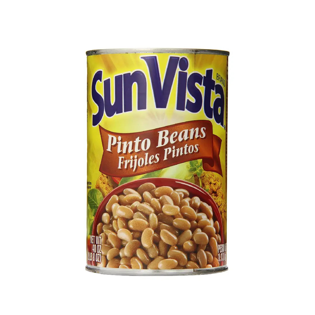 Sunvista Pinto Beans 12 units of 40 oz cans from Mexmax INC.