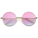Retro Festival Oversize Round Color Lens Sunglasses A134 from zeroUV