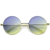 Retro Festival Oversize Round Color Lens Sunglasses A134 from zeroUV