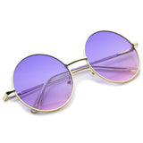 Retro Festival Oversize Round Color Lens Sunglasses A134 from zeroUV