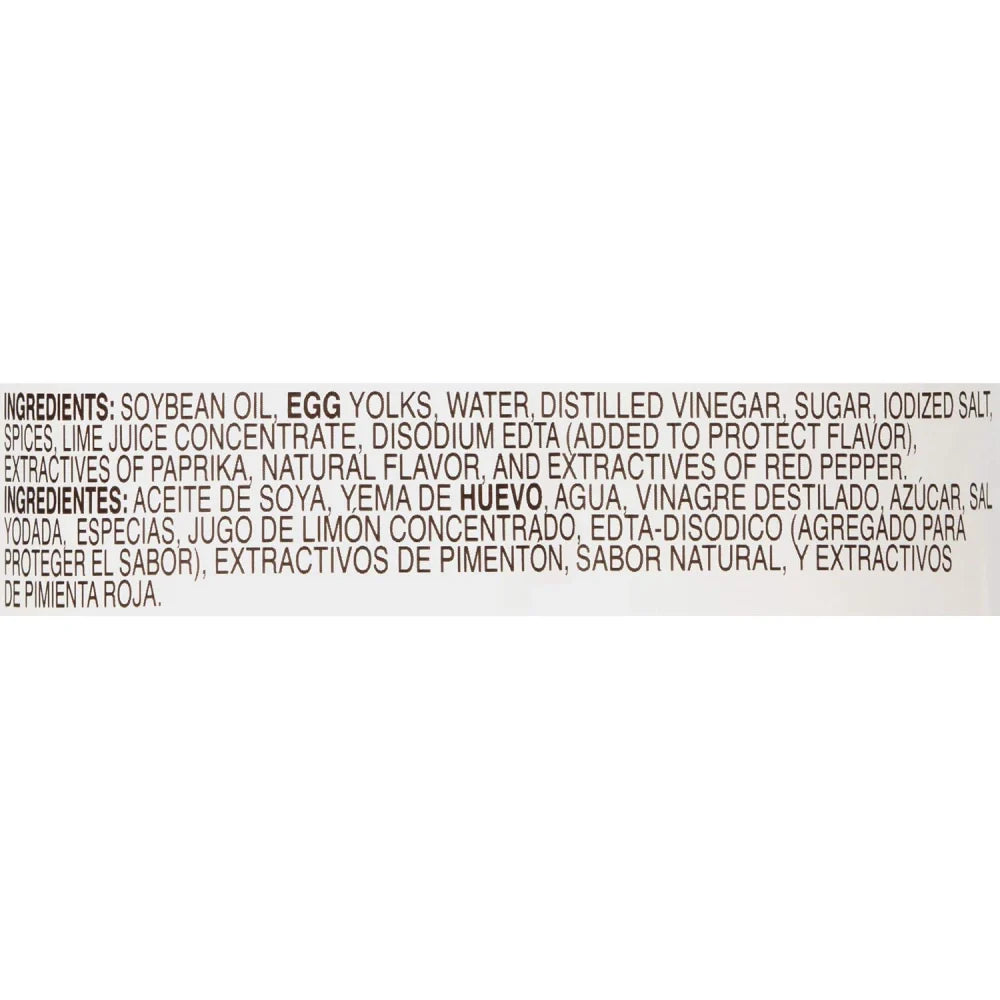 McCormick Mayonnaise with Lime 12 units (28 oz/unit) From Mexmax INC.