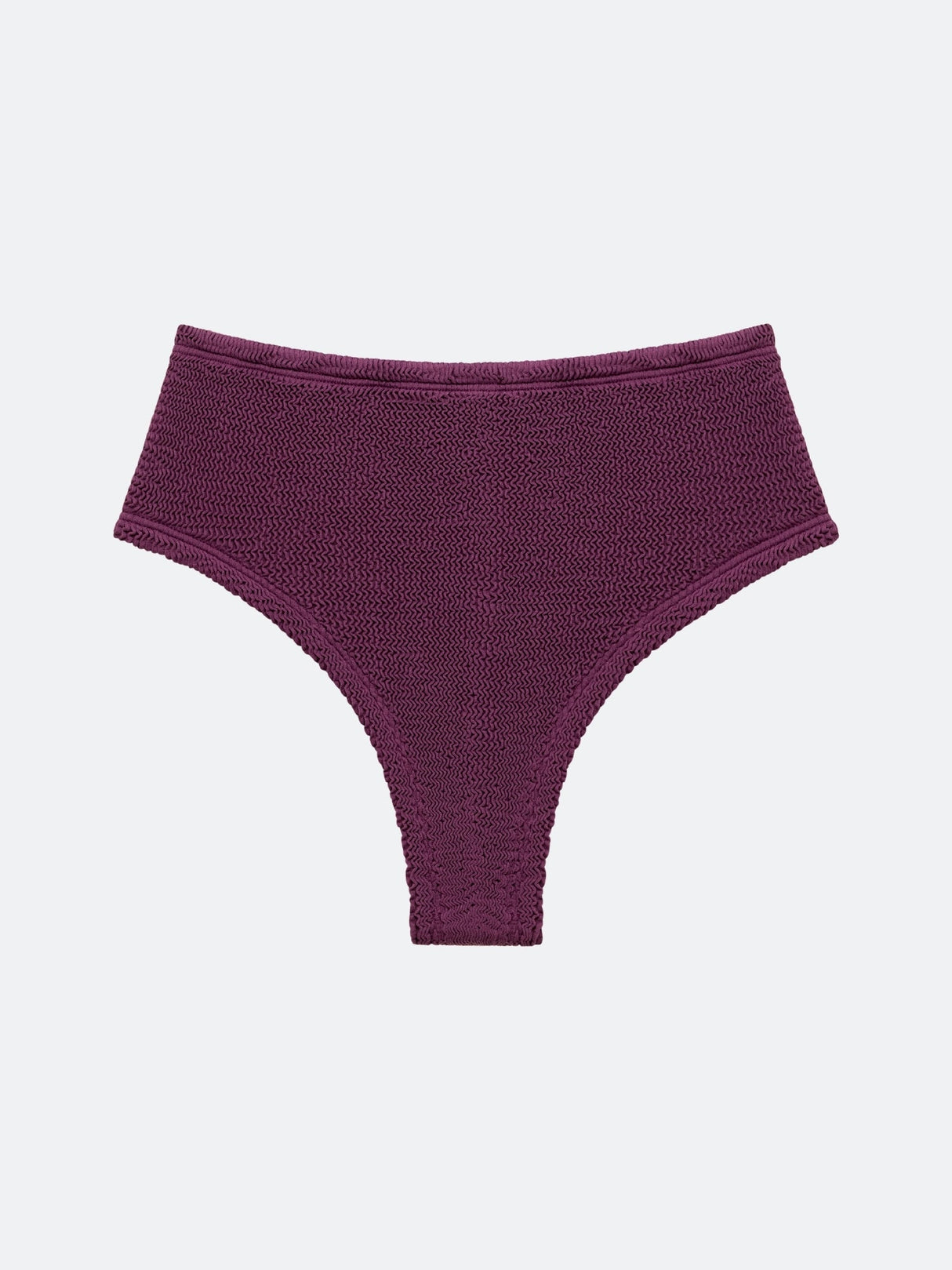 BALBOA HIGH WAISTED BIKINI BOTTOM - PLUM from ELYSIIAN