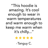 Microweight - Men's Wool 1/4 Zip Sun Hoodie Woolverino from Minus33 Merino Wool Clothing