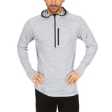 Microweight - Men's Wool 1/4 Zip Sun Hoodie Woolverino from Minus33 Merino Wool Clothing