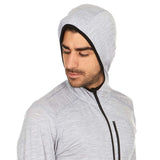 Microweight - Men's Wool 1/4 Zip Sun Hoodie Woolverino from Minus33 Merino Wool Clothing