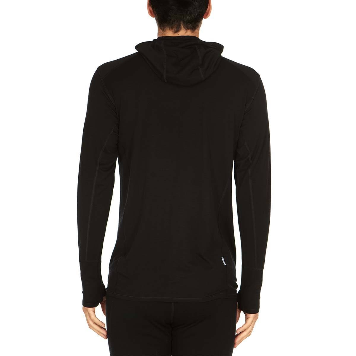 Microweight - Men's Wool 1/4 Zip Sun Hoodie Woolverino from Minus33 Merino Wool Clothing