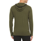 Microweight - Men's Wool 1/4 Zip Sun Hoodie Woolverino from Minus33 Merino Wool Clothing