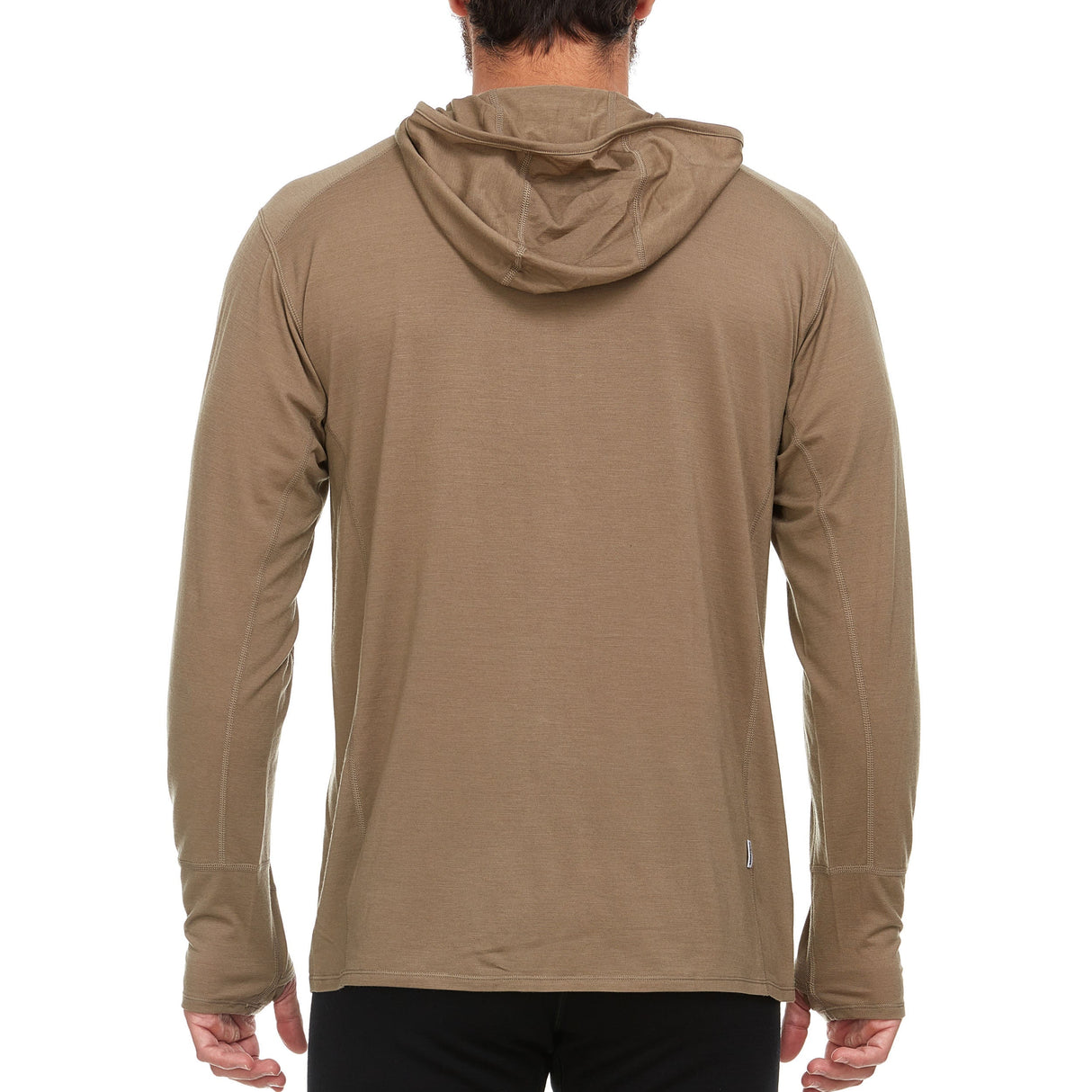 Microweight - Men's Wool 1/4 Zip Sun Hoodie Woolverino from Minus33 Merino Wool Clothing