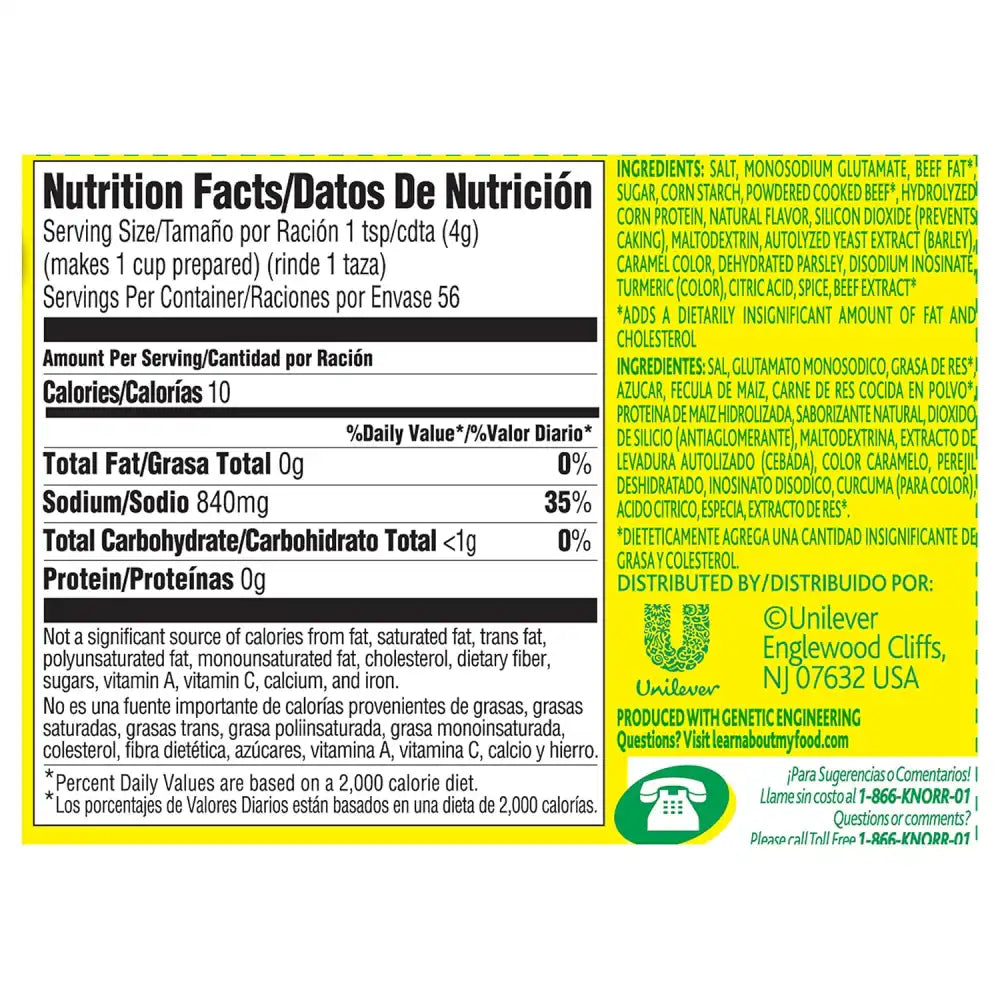 Knorr Granulated Beef Bouillon 12 units (7.9 oz/unit) From Mexmax INC.