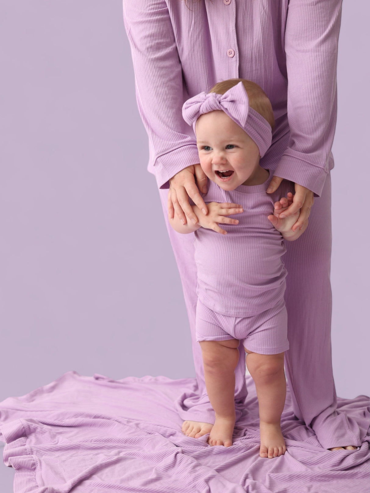 AMETHYST RIB DREAM SHORT SET from DREAM BIG LITTLE CO