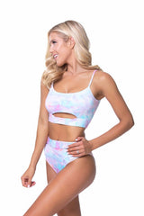 Tie Dye High Waist Bikini from My Pampered Life Seattle from My Pampered Life Seattle
