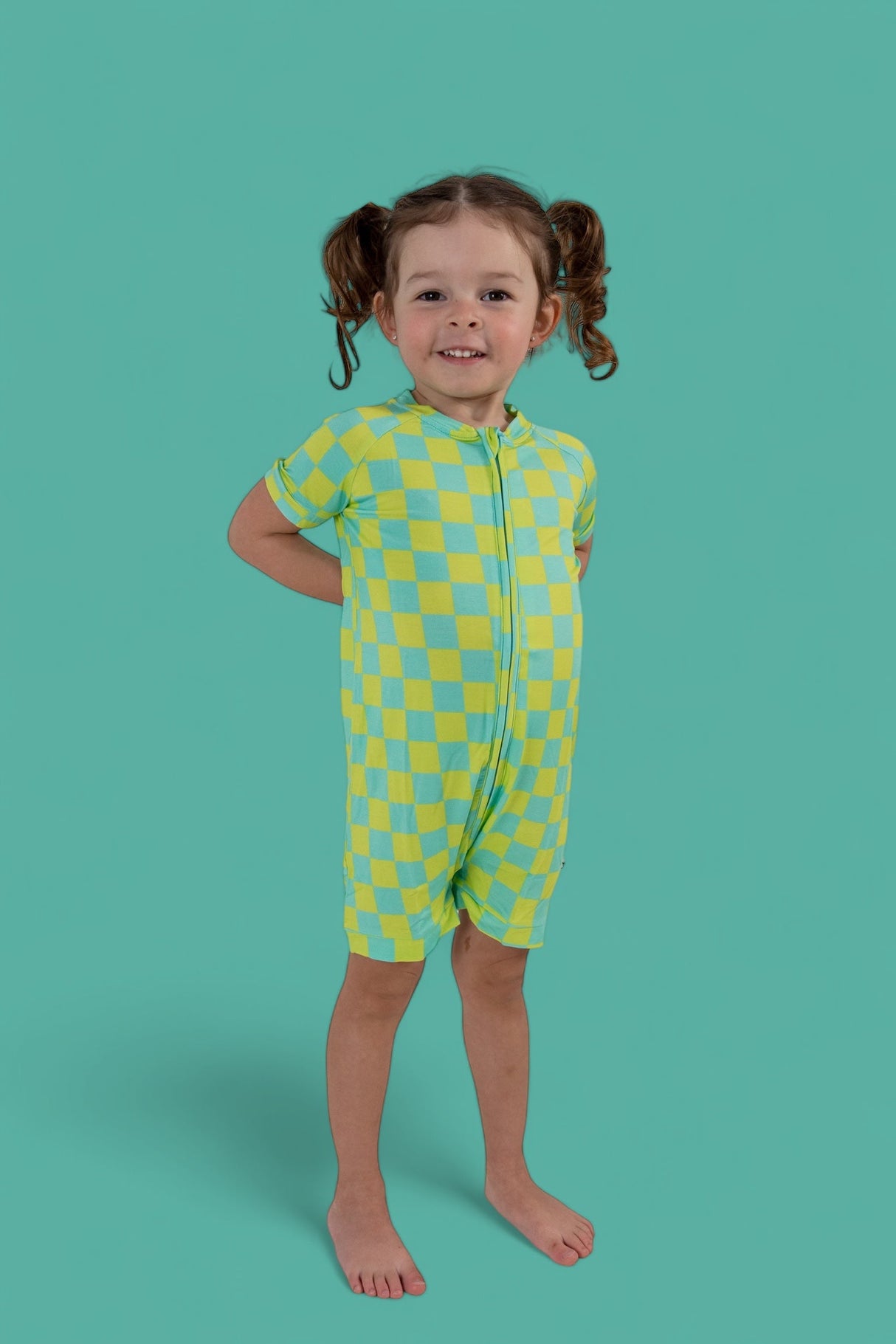 BE BOLD CHECKERS DREAM SHORTIE from DREAM BIG LITTLE CO