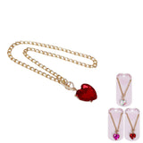 12PCS - Heart Stone Pendant Toggle Necklaces Jewelry Set from Madeline Love