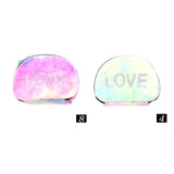 12PCS - Love Message Faux Fur Pouch Bags from Madeline Love