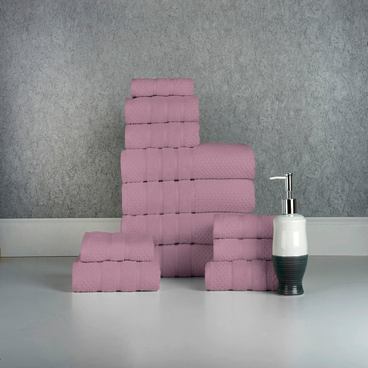 Bibb Home 12 Piece Egyptian Cotton Towel Set. from Bed Bath Fashions