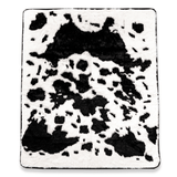 PupProtector™ Waterproof Throw Blanket - Black Faux Cowhide from Paw.com