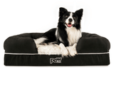 PupLounge™ Memory Foam Dog Bed Cover - Charcoal Grey (Bed Not Included) - Small From Paw.com