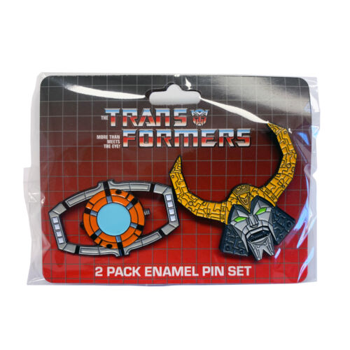 Transformers The Movie Unicron and Matrix Of Leadership 80's 2 Pack Enamel Pin set From Your Favorite T Shirts