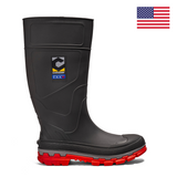 Kickaxe 15" Waterproof Rubber Boot - Grey/Orange From Chinook Footwear