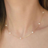 DAINTY PEARL NECKLACE from Ashlen