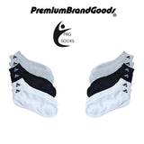 PBG Men's Socks 6 Pair Mid Length Athletic performance MultiPack Activewear 10-13 from PremiumBrandGoods