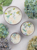BY THE SEA Hydrangea Sea Salt Candle from Ash & Rose