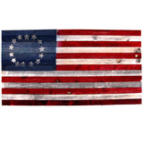Thirteen Colonies American Flags from Lee Display