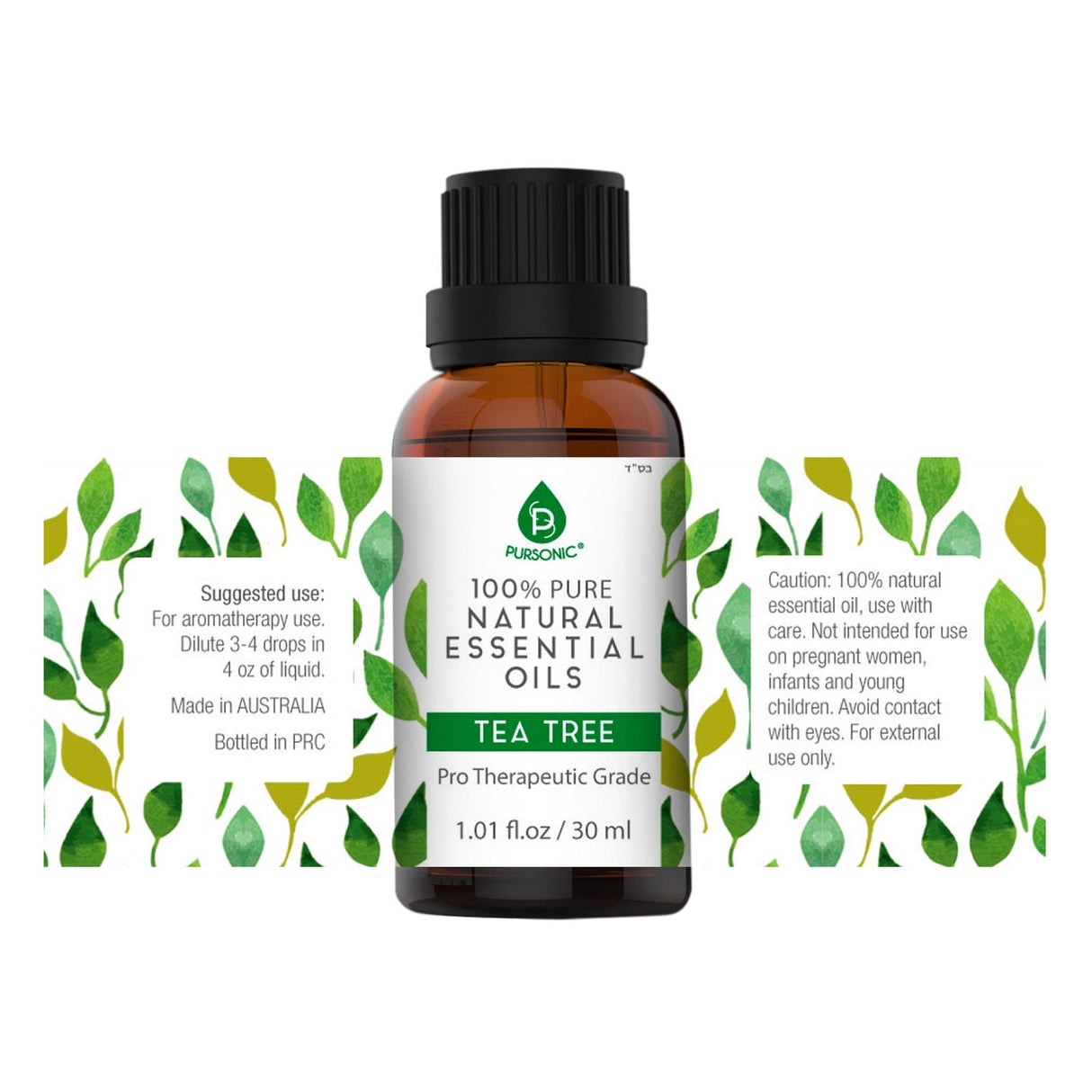 100% Pure & Natural Tea Tree Essential Oils from Pursonic