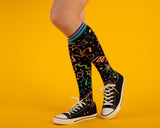 Skate Rink Carpet Knee High - UV Reactive from FootClothes