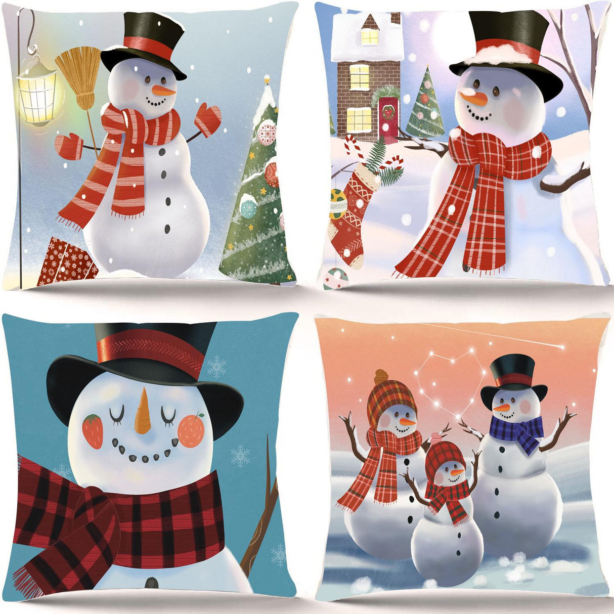 Snow Family Cushion Covers from Moderny