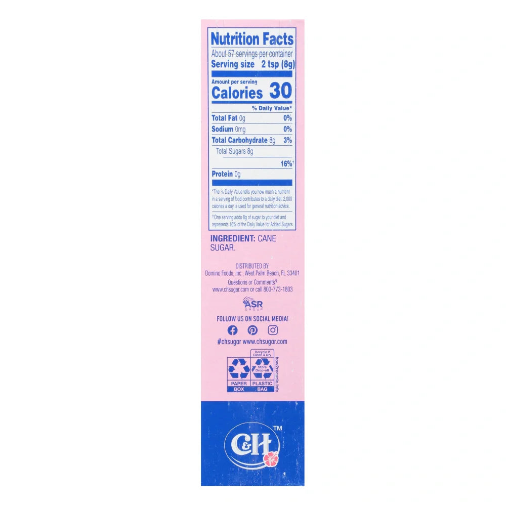 C&H Sugar Granulated 1 lb from Mexmax INC.