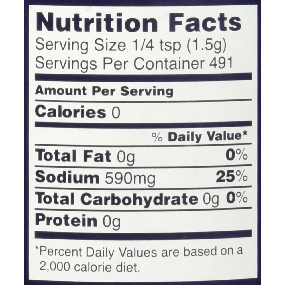 Morton Salt Plain 26 oz from Mexmax INC.