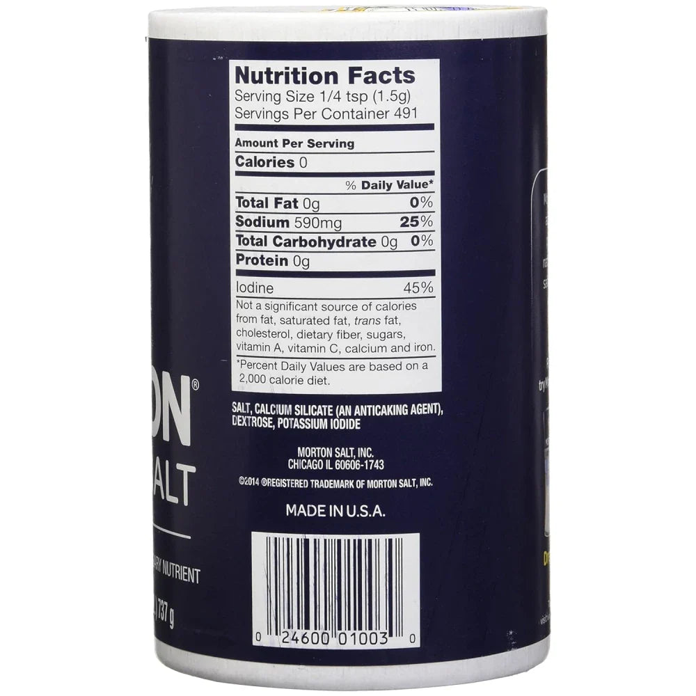 Morton Salt Iodized 26 oz from Mexmax INC.